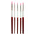 Lurrose 5pcs Nail Art Sculpture Pen Tipped Rhinestone Nail Polish Carving Pen Dotting Tool Nail Silicone Brushes Set for 3D Effect Shaping Drawing Tools