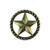 Treasure Gurus Gold Texas Star Kitchen Drawer Pull Rustic Metal Vanity Knob Western Cabinet Hardware