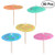 LUOEM Umbrella Parasol Cocktail Picks Cocktail Parasol Drink Cupcake Toppers Umbrella Paper Parasol Picks for Hawaiian Party Pool Party,Pack of 50 (Mixed Color)