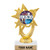 5.5 inch Gold Science Trophies, Custom Astral Star Science Trophy Award Prime
