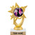 5.5 inch Gold Belly Dancing Trophies, Custom Astral Star Belly Dancing Trophy Award Prime