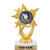 5.5 inch Gold 10K Trophies, Custom Astral Star 10K Trophy Award Prime