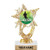 5.5 inch Gold Glitter Male Lacrosse Trophies, Custom Astral Star Male Lacrosse Trophy Award Prime