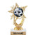 5.5 inch Gold Glitter Robotics Trophies, Custom Astral Star Robotics Trophy Award Prime