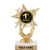 5.5 inch Gold Glitter 1st Place Trophies, Custom Astral Star 1st Place Trophy Award Prime