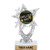 5.5 inch Silver Glitter Spelling Bee Trophies, Custom Astral Star Spelling Bee Trophy Award Prime