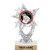 5.5 inch Silver Glitter Cooking Trophies, Custom Astral Star Cooking Trophy Award Prime