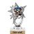 5.5 inch Silver Chess Trophies, Custom Astral Star Chess Trophy Award Prime