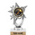 5.5 inch Silver Debate Trophies, Custom Astral Star Debate Trophy Award Prime