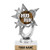 5.5 inch Silver Mud Run Trophies, Custom Astral Star Mud Run Trophy Award Prime
