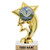 6 inch Gold Lacrosse Trophies, Custom Star Rocket Lacrosse Trophy Award Prime