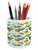 Ambesonne Floral Pencil Pen Holder, Hawaiian Composition of Colorful Flowers and Leaves Blossoming on a Plain Background, Ceramic Pencil Holder for Desk Office Accessory, 3.6 inch X 3.2 inch, Multicolor Ambesonne Floral Pencil Pen Holder, Hawaiian Composition of Colorful Flowers and Leaves Blossoming on a Plain Background, Ceramic Pencil Holder for Desk Office Accessory, 3.6 inch X 3.2 inch, Multicolor