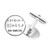DIYthinker Plug Socket Charging Cable Pattern Round Button Cuff Clip Stud Cufflinks