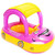 Gazaar Baby Inflatable Pool Float with Canopy, Car Shaped Babies Swim Float Boat with Sunshade Safty Seat for Toddler Infant Swim Ring Pool Spring Floaties Summer Beach Outdoor Play (Pink) Gazaar Baby Inflatable Pool Float with Canopy, Car Shaped Babies Swim Float Boat with Sunshade Safty Seat for Toddler Infant Swim Ring Pool Spring Floaties Summer Beach Outdoor Play (Pink)