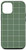 iPhone 12/12 Pro Windowpane Check Grid (white/sage green) Case