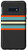 Galaxy S10e Orange Blue Beige 70s Style Retro Stripes on Dark Grey Case