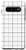 Galaxy S10 Tattersall Windowpane Check Plaid (black/gray/white) Case