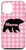 iPhone 12/12 Pro Black Mama Bear Check Pattern Pink White Case