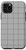 iPhone 11 Pro Windowpane Check Grid (black/gray) Case