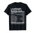 Lavender Syrup Nutrition Facts Funny T-Shirt