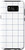 Galaxy S8plus Windowpane Check Grid (navy blue/white) Case