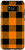 Galaxy S8plus Orange Buffalo Plaid Check Fall Checkered Pattern Cute Print Case