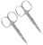 3-1/2 Inch Straight Blade Super Sharp Nail Scissors : (Pack of 2 Pcs)