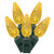 Vickerman 100 Light C6 LED Light Set Yellow Lights on Green Wire
