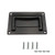 Zinc Alloy Recessed Pull Handles Container Handle Black Flush Lift Door Handles
