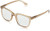 Peepers by PeeperSpecs Tycoon Square Reading Glasses, Tan - Focus Blue Light Filtering Lenses, 53 mm plus 3