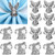 12 Pieces Easter Rabbit Napkin Rings Set Bunny Metal Napkin Rings Bulk Holders for Easter Party Dinner Weddings Decoration Celebration