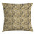 Ambesonne Paisley Throw Pillow Cushion Cover, Traditional Pattern with Flowers Leaves with Stripes Artwork Print, Decorative Square Accent Pillow Case, 18 inch X 18 inch, Grey Tan