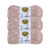 (3 Pack) Lion Brand Yarn 837-123 Truboo Yarn, Tan