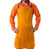 MR CARTOOL Cowhide Leather Welding Apron 39 inch x 26 inch, Thermal Insulation Protection Heat  and  Flame Resistant Safety Clothing Work Apron Bib for Welders Blacksmith Woodworking Unisex