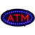 Led Open Signs Decor for Business Mart Shop Store Bar Cafe Now Open Sign Display On/Off Switch plus Chain (19 inch Lx 10 inchW(Oval inchATM inch))