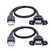 USB Extension Cable - iGreely 3.3Ft/1m USB 2.0 Panel-Mount Type A Male to Type A Female Cable