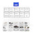 Tactile Button, Micro Switch Tactile Button, 250Pcs Tactile Push Button Micro Switch Assortment for Car Remote Control Key with Box