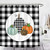 Wencal Buffalo Check Plaid Fall Pumpkins Shower Curtain Leopard Autumn Farmhouse Bathroom Decor with Hooks 72 x 72 Inches