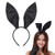 Big Bunny Ears Headband for Easter,Halloween Party Costume Accessories/Sweet Sexy Rabbit Ear Hair(Black)
