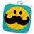 3D Rose Smiley Face-Angelic Yellow Happy Halo Smile Sweet Girly Innocent Good Pot Holder, 8 x 8