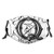 Comfortable Windproof mask?Flowers Flourishing Gothic Q Words Writing Artistic Style Aged Typography?Printed Facial decorations for adult