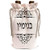 3dRose InspirationzStore Judaica - Benjamin name in Hebrew writing. Personalized black white ivrit text - Wine Bag (wbg_165055_1)