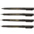 Refill Brush Calligraphy Pen for Lettering, 4 Sizes Black Brush Marker Pen Calligraphy Set for Beginners Writing, Signature, Illustration, Design and Drawing (4 Sizes Brush Pens)
