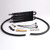 4 Row AN6 Universal Aluminum Remote Transmission Oil Cooler/Auto-Manual Radiator Converter Silver