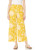 OBEY Womens Annette Pant, mustard multi LARGE