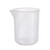 Othmro Measuring Cup 1000ml PP Plastic Graduated Beaker Transparent for Lab Kitchen Liquids 1pcs