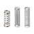 HOWWOH 1Set 2 Long 1 Short Metal Lock Buckles Repair Spring for Switch Joy-CON Gamepad Game Controller Accessories