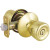 Defiant Waterbury Polished Brass Keyed Entry Door Knob