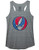 Ripple Junction Grateful Dead Distressed Steal Your Face Junior Cami Medium Heather Grey