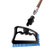 Fuginator Scrub Brush for Tile  and  Grout: Stiff Nylon Bristle Scrubbing Brush  and  Handle Connector - Bathtub/Shower Scrubber for Floor Joints  and  Seams - Cleaning Brushes  and  Supplies for Bathroom  and  Kitchen